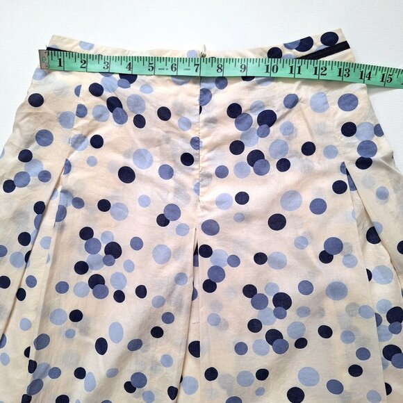 Zara White and Blue Polka Dot Skirt - Picture 4 of 4